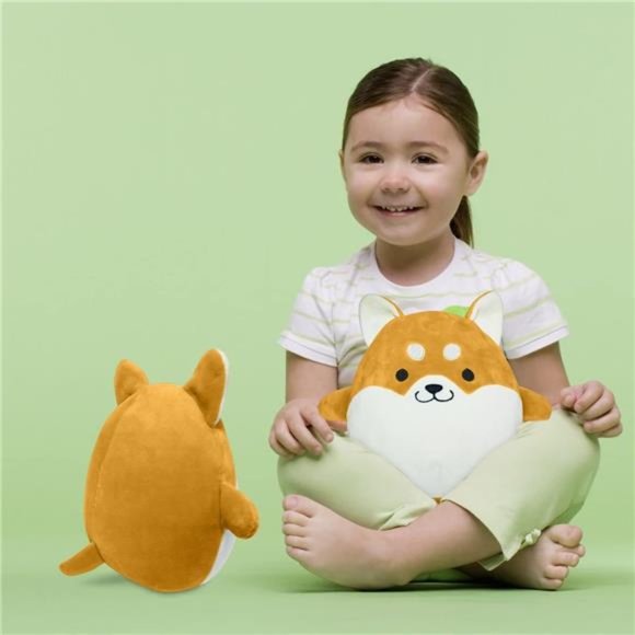 Plush Shiba Toy 8 Stuffed Akita Dog Doll,Birthday Christmas Home Decoration Gift - Picture 4 of 5